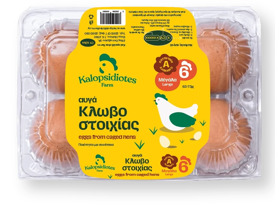 Kalopsidiotes caged eggs six pack