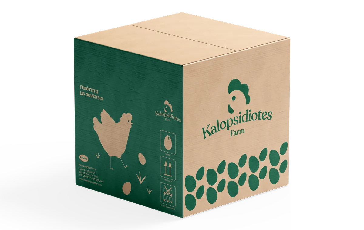 Kalopsidiotes Farm case of 180 eggs for food service